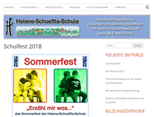 Tablet Screenshot of helene-schoettle-schule.de